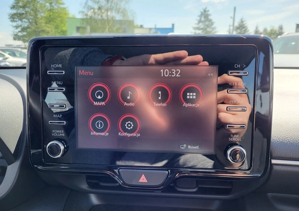 Toyota Yaris cena 76900 przebieg: 26000, rok produkcji 2021 z Dobre Miasto małe 106